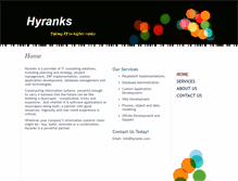 Tablet Screenshot of hyranks.com